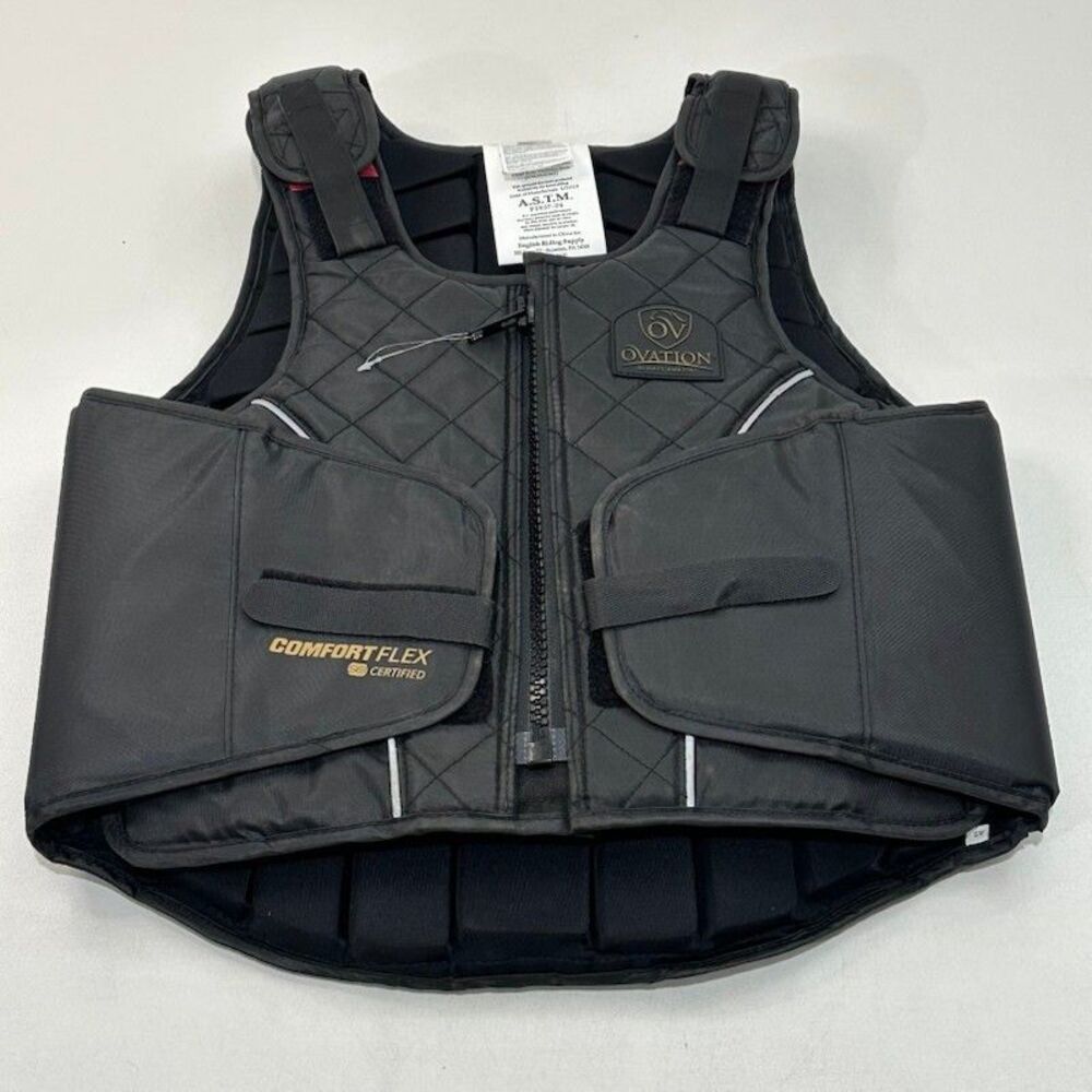 Ovation ComfortFlex Certified Protective Riding Vest Black Adult Small
